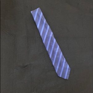 Valentino purple silk tie